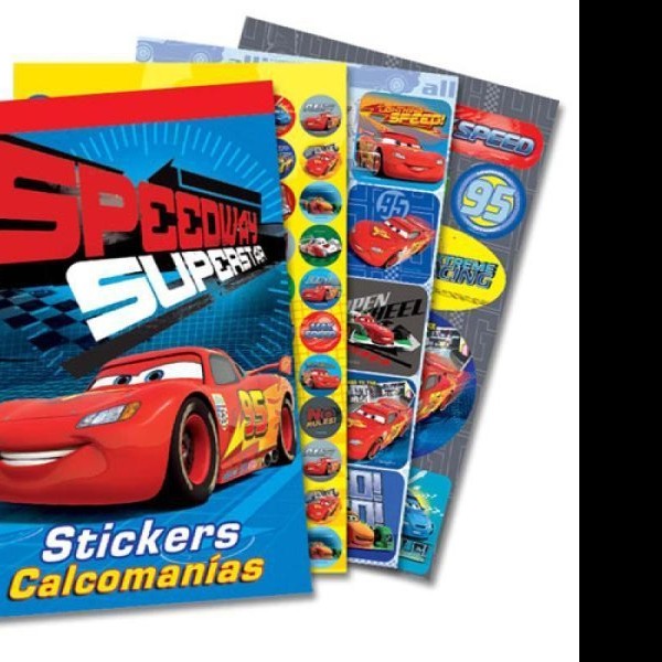 CALCOMANIA ESC. CARS GRANMARK PAQUETE C10 HOJAS